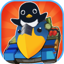 3D Galaxy The Penguins Battle Shooting Fury Road Games