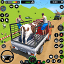 Animal Transport Truck Driving