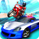 Bandit Rider 3D: smash cops racing