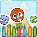 Birds 4 colors jump