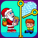 Christmas Santa Pin Games: Offline Free Games 2021