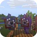 Colorful Mutant Wolves addon for MCPE