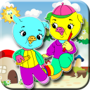 Coloring Jolly Pigs