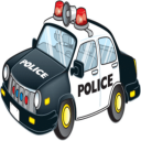 Fast police car