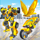 Flying Pigeon Robot Bike Transform: Scary Robo War
