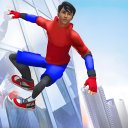 Flying Spider Rope Hero Fight