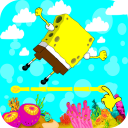 Flying SpongeBob