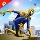 Flying Super Spider Rope Hero: Gangster Crime City