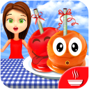 Fruity Lollipop Candy Apple