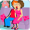 Funny Homely Kiss
