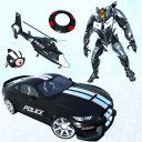 Futuristic Police Robot Rescue