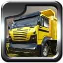 Heavy dump truck 3D parking