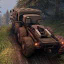 Mud Truck Driving Snow Game