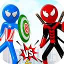 Multi Superhero stickman vegas city battle