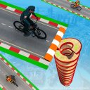 Police Man Cycle Stunt Game