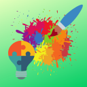 Puzzle Paint : Coloring the white canvas