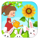 Rabbit & Flower