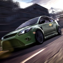 Racing Car Focus RS Driving