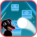 Scary cartoon dog Hop tiles
