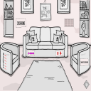 Simple White And Black Room Escape