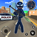 Spider Stickman Rope Hero – Black Hero Vice Town