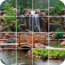 Tile Puzzle: beautiful gardens and parks