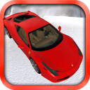 red car driving